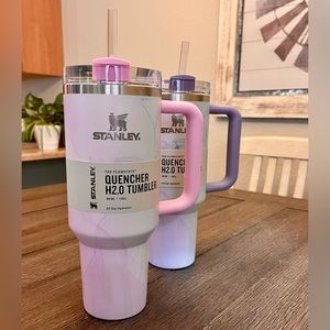 Stanley 40 oz Stainless Steel H2.0 Flowstate Quencher Tumbler Watercolor Tulle